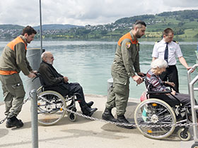 Unterstützung der Pflegezentren 